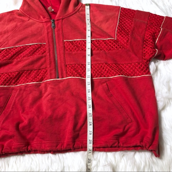 😍 RARE Free People RED Win Win Hoodie!! - Picture 8 of 8